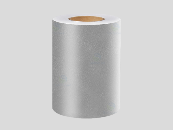 鍍鋁布紋紙不干膠材料 鍍鋁布紋紙不干膠