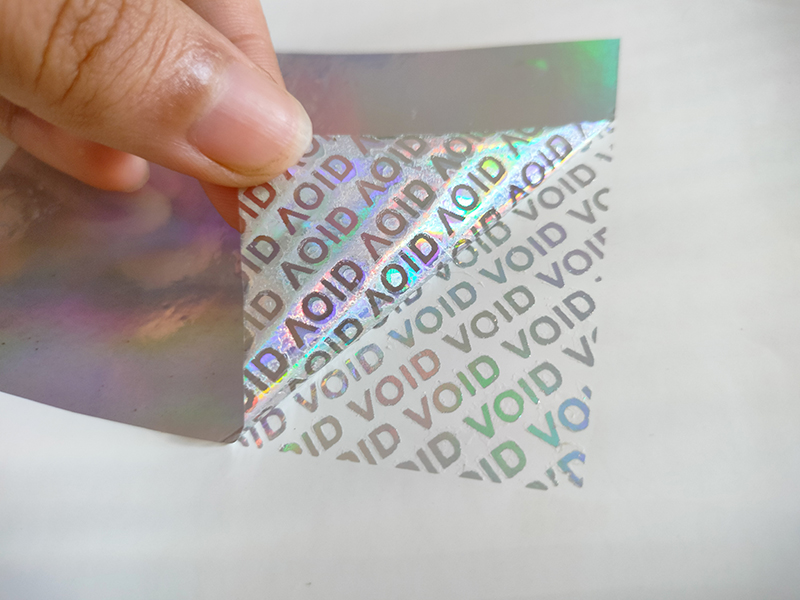 鐳射VOID不干膠標簽材料 鐳射VOID不干膠標簽材料