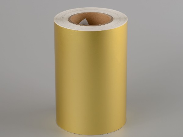 啞金鋁箔紙不干膠標簽材料