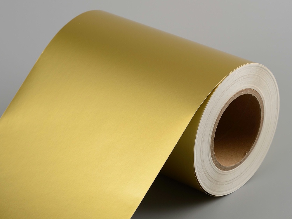 啞金鋁箔紙不干膠標(biāo)簽材料 啞金鋁箔紙不干膠標(biāo)簽材料